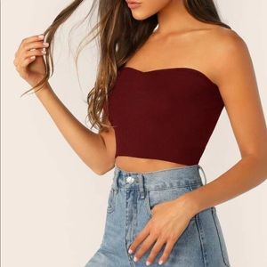 Shein Bandeau Top